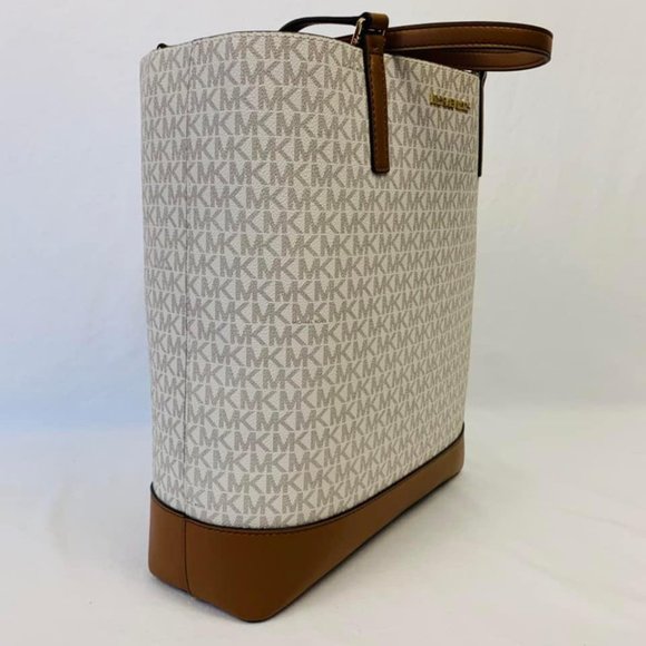 Michael Kors Kelli Large Two-Tone Logo Tote Bag - Picture 9 of 15